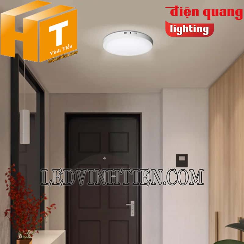 Đèn led ốp trần tròn 12W ĐIện Quang siêu sáng