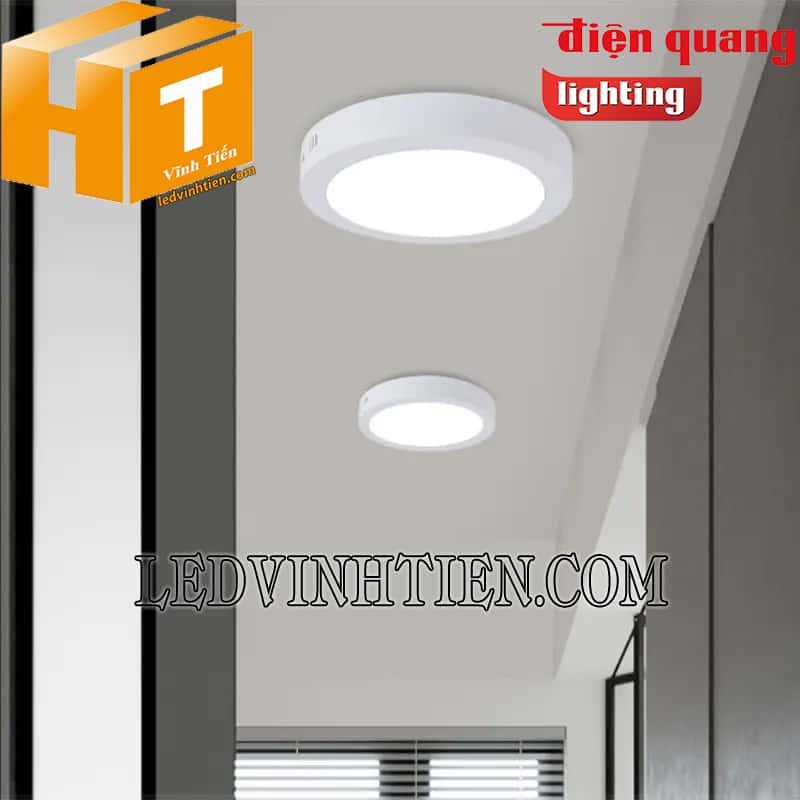 Đèn led ốp nổi tròn ĐQ LEDPN10 18 F225 (18W F225) Điện Quang siêu sáng