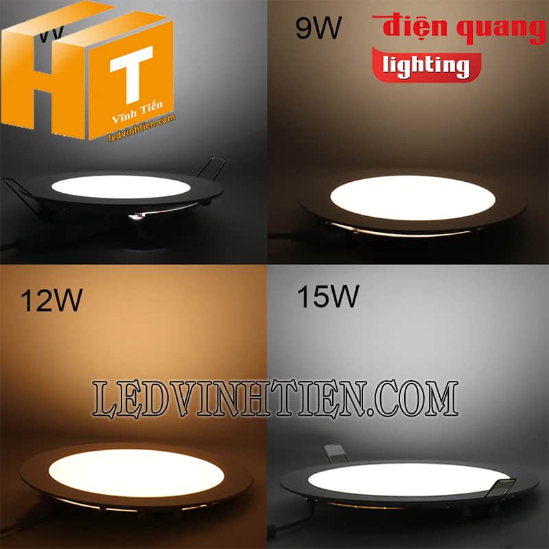 Đèn led panel tròn 9W Mega 09 Điện Quang