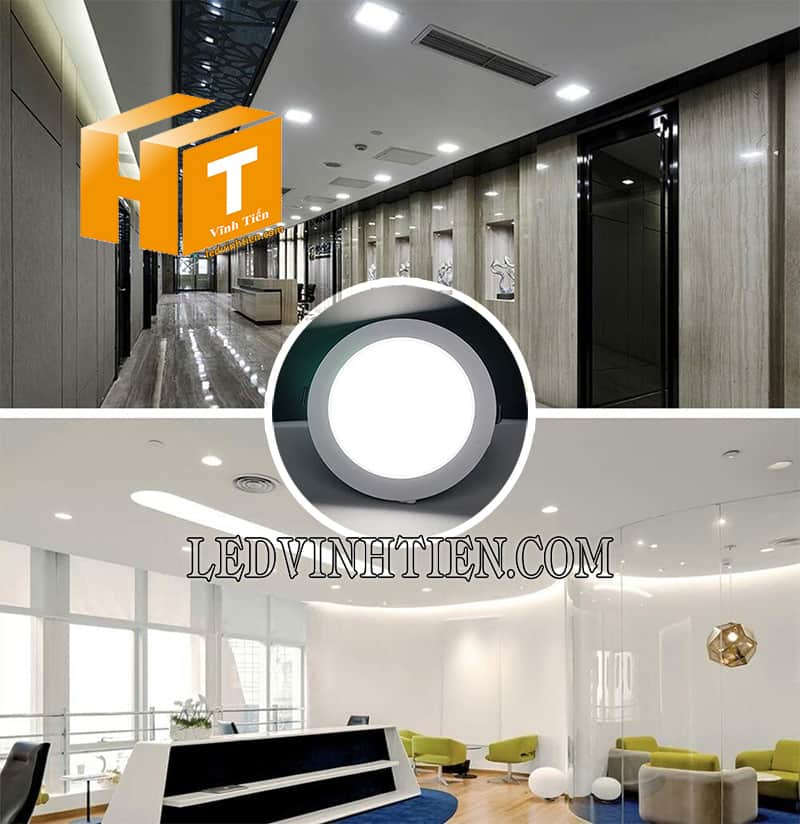 Đèn led panel tròn 12W Mega 12 Điện Quang dùng chiếu sáng nhà phố, văn phòng, biệt thự