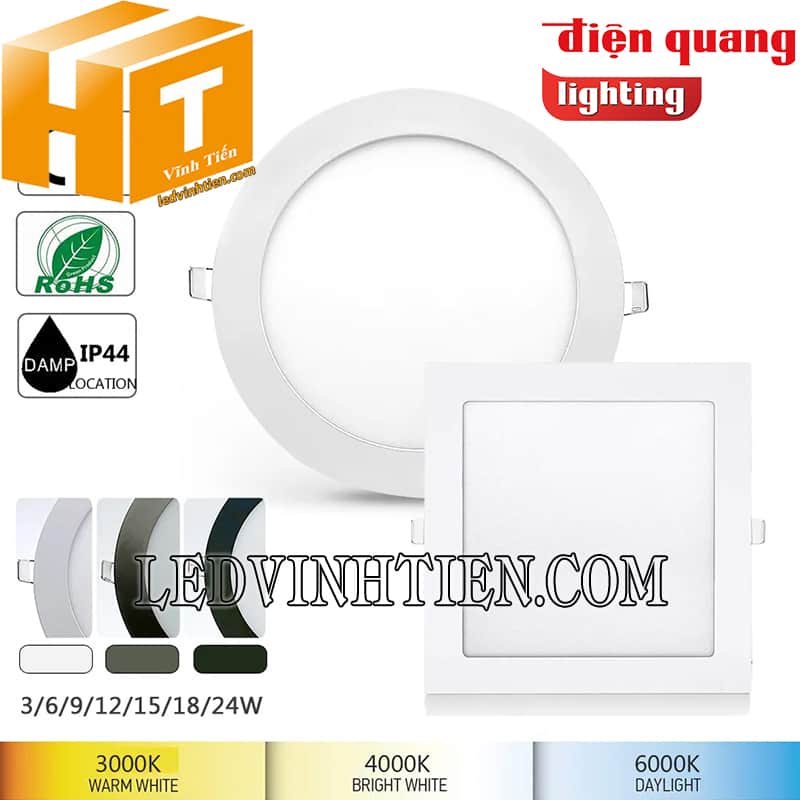 Đèn led panel tròn 18W Mega 18 Điện Quang