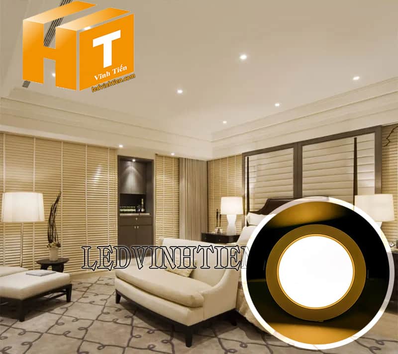 Đèn led panel tròn 24W Mega 24 Điện Quang dùng chiếu sáng nhà phố, biệt thự, văn phòng