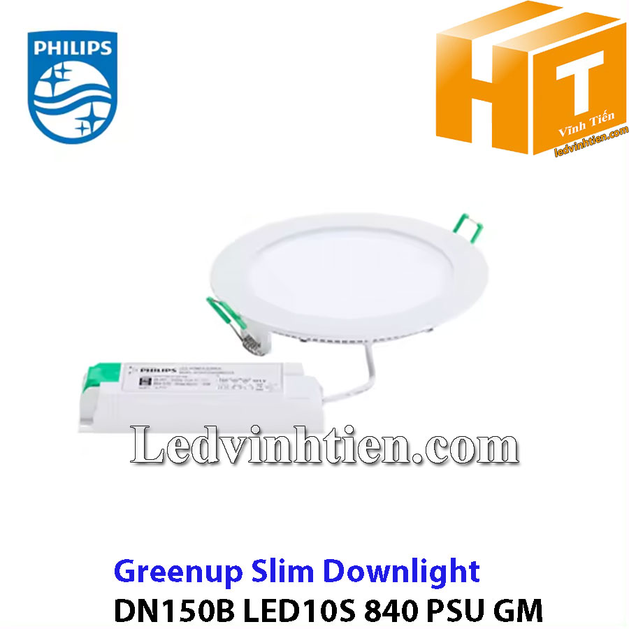 Greenup Slim Downlight  DN150B LED10S 840 PSU GM chính hãng Philips