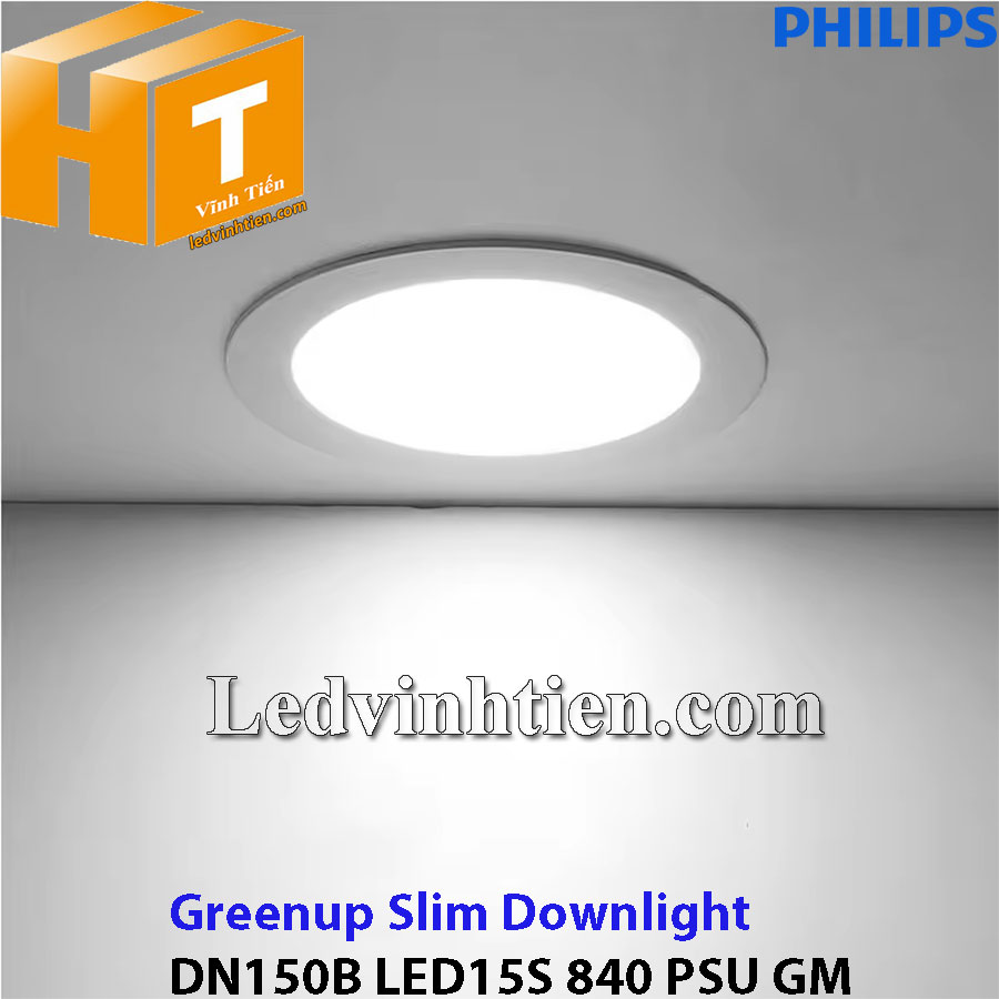 Đèn led âm trần tròn 15W DN150B 840 Philips