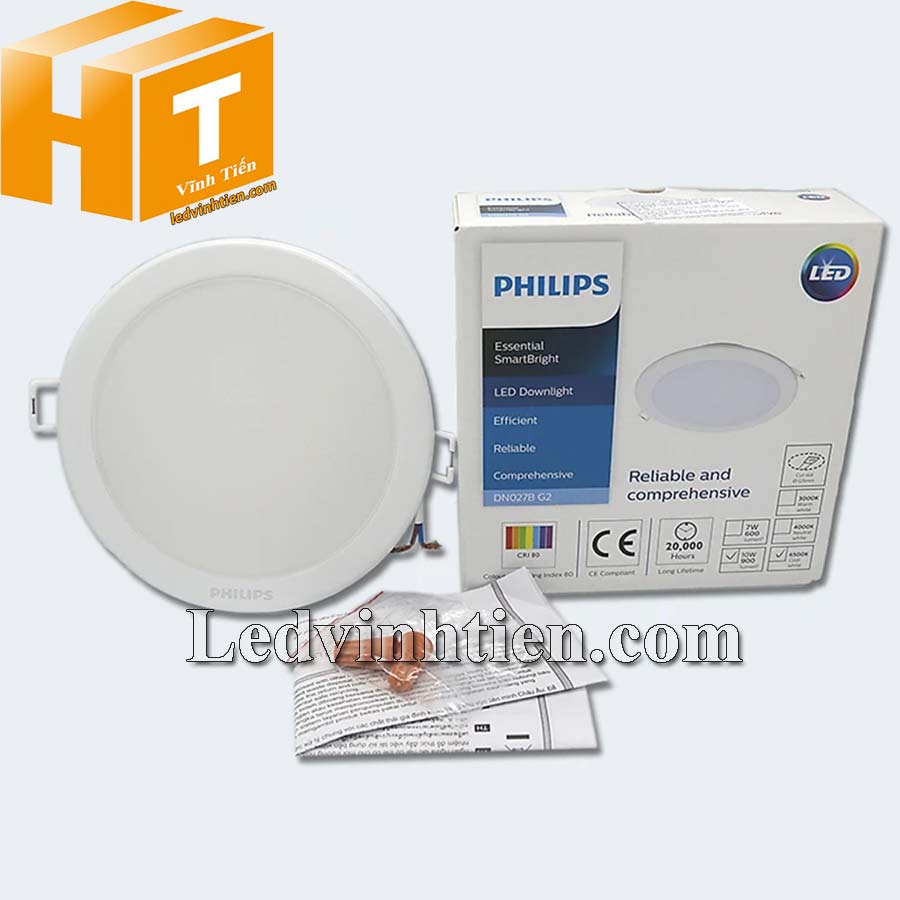 Đèn led âm trần Philips chính hãng giá rẻ