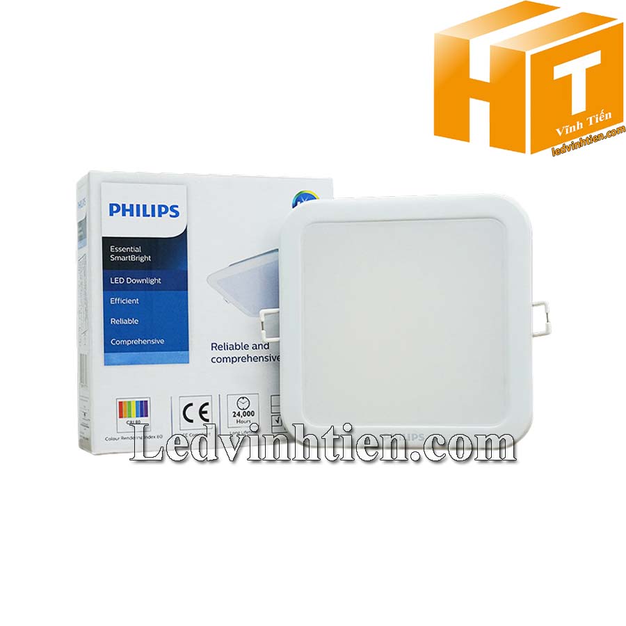 Đèn led downlight âm trần vuông Philips