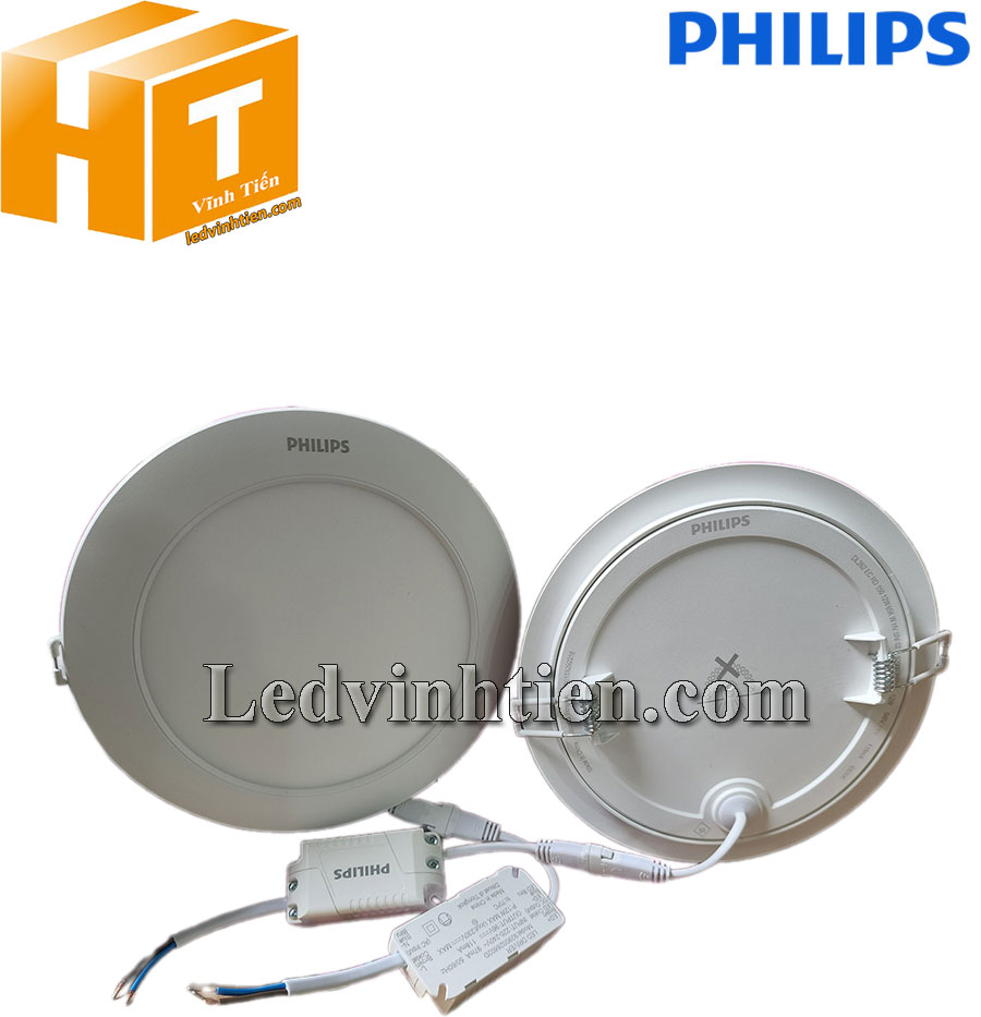 Mặt sau của đèn led âm trần DL262 EC RD 125 9W Philips