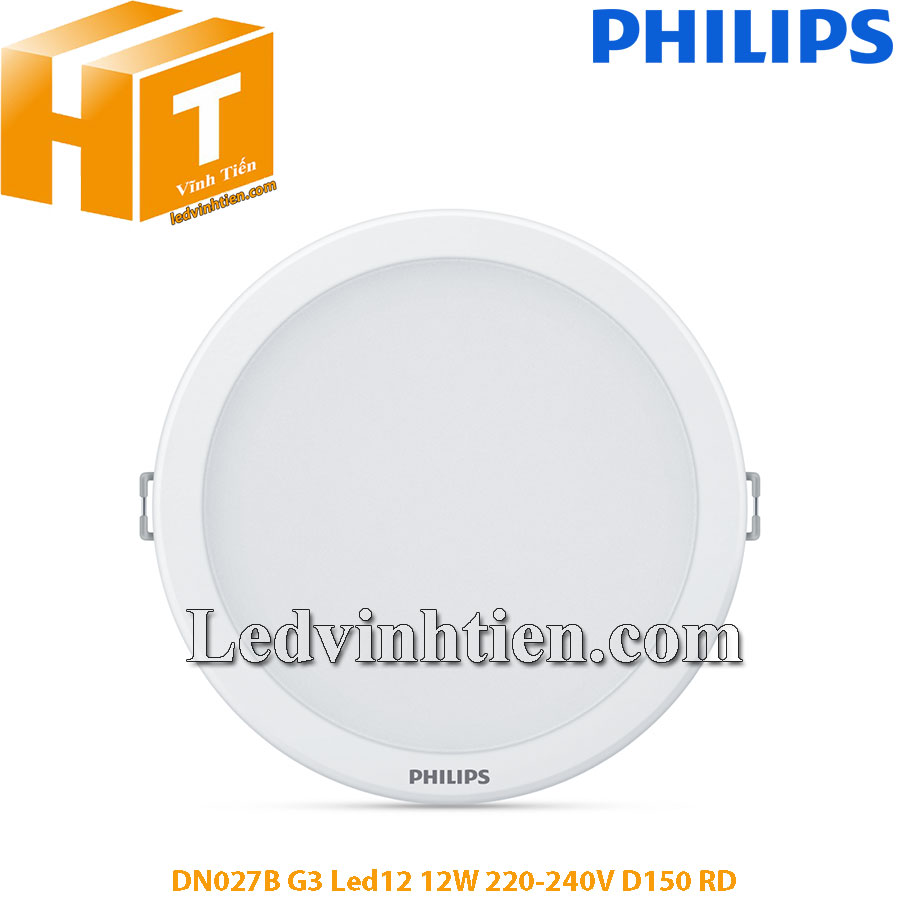 DN027B G3 Led12 12W 220-240V D150 RD