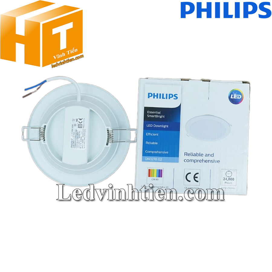  Mặt sau của đèn led âm trần tròn DN027B G3​ Philips