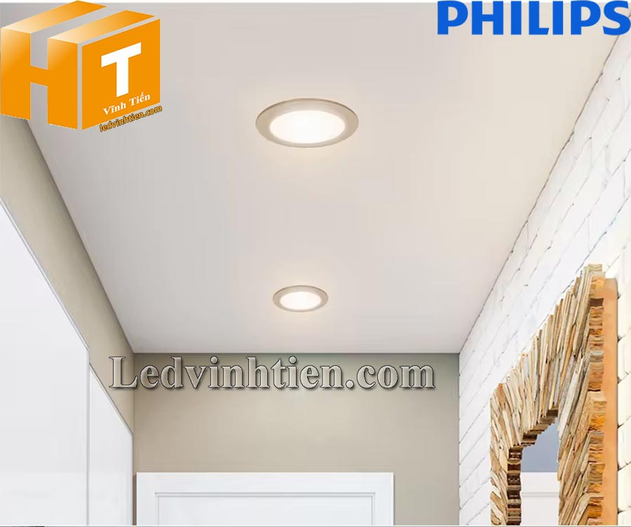 Đèn led âm trần tròn 13W 59464 Meson 125 Philips dùng chiếu sáng nhà phố, siêu thị, văn phòng