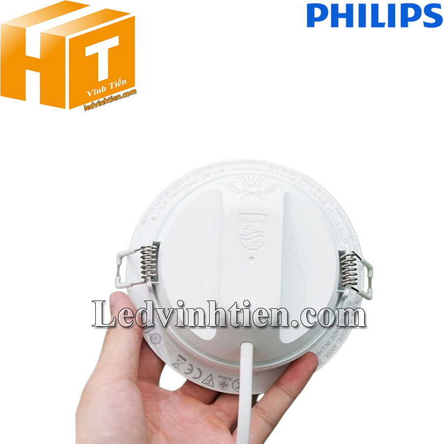  Mặt sau của đèn led âm trần tròn Meson Philips giá rẻ