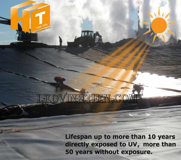 Màng HDPE loại tốt chịu được nhiệt độ của mặt trời