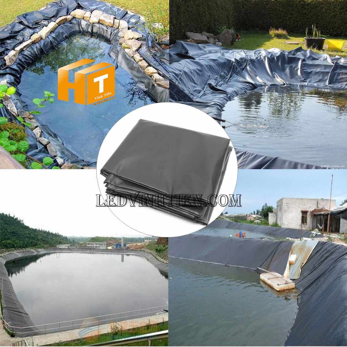 Màng HDPE loại tốt dùng làm các bể chứa nước ngọt