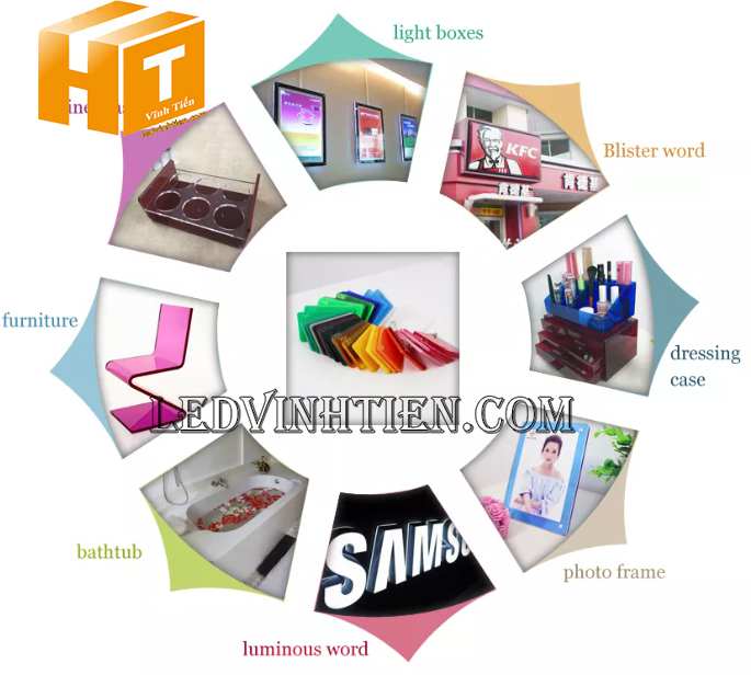 Ứng dụng phổ biến của tấm mica dẫn sáng tại Vĩnh Tiến