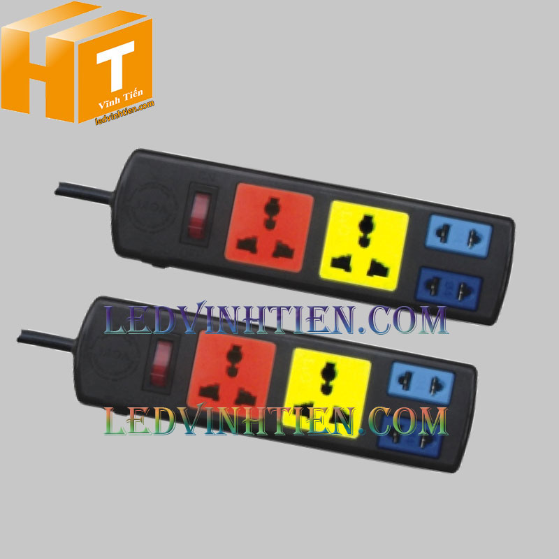 Ổ cắm điện đa năng 4 lổ giá rẻ
