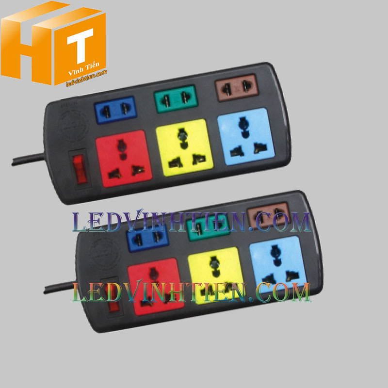 Ổ cắm điện đa năng 6 lỗ giá rẻ tại phú yên