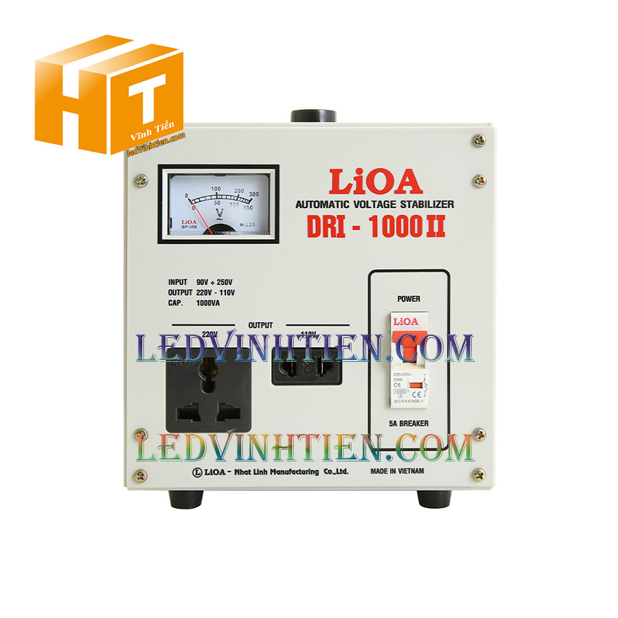 Ổn áp 1 pha lioa DRI-1000II tại phú yên