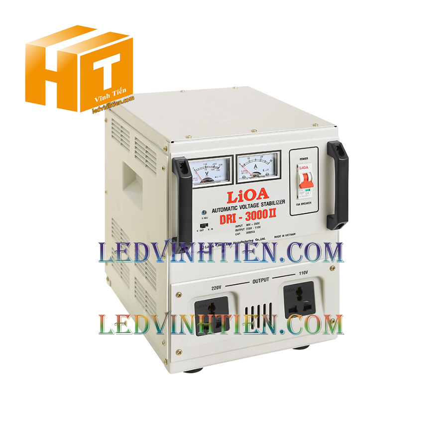 Ổn áp 1 pha  lioa DRI-3000II tại phú yên