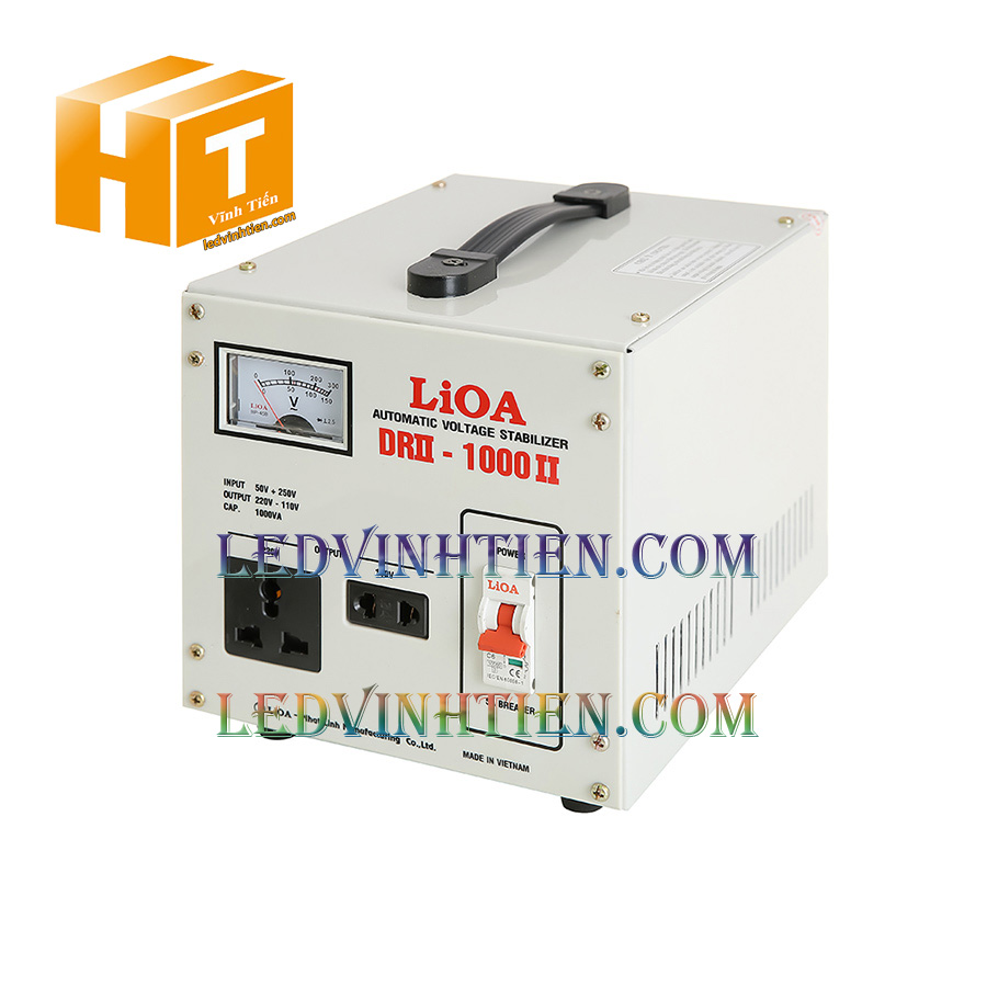 Ổn áp lioa 1 pha DRII-1000II giá sỉ tại phú yên