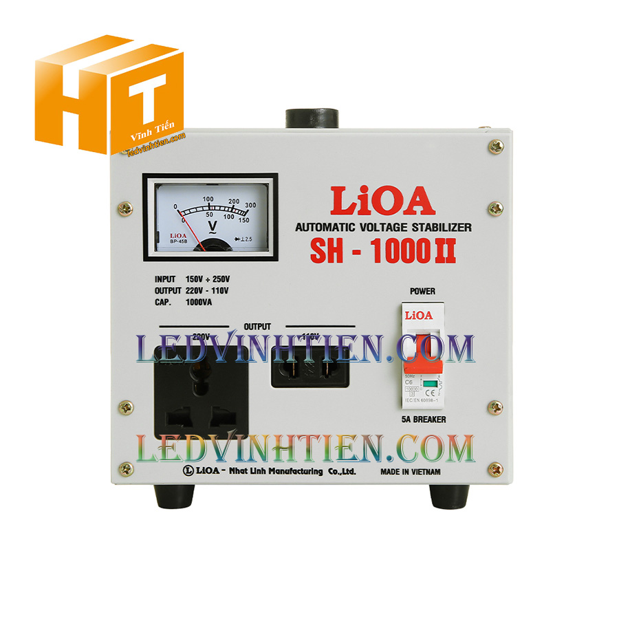 Ổn áp 1 pha lioa SH-1000II tại tuy hòa