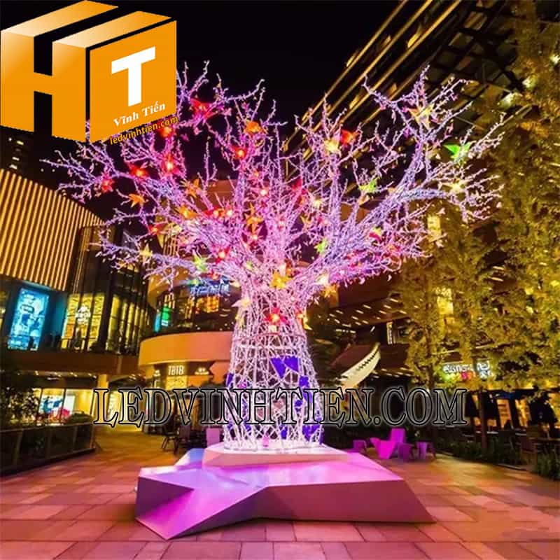 Cây hoa đào đèn led giá rẻ