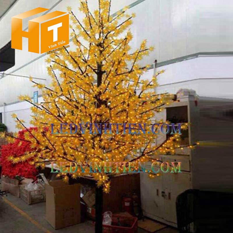Cửa hàng bán hoa đào đèn led tai tuy hoà