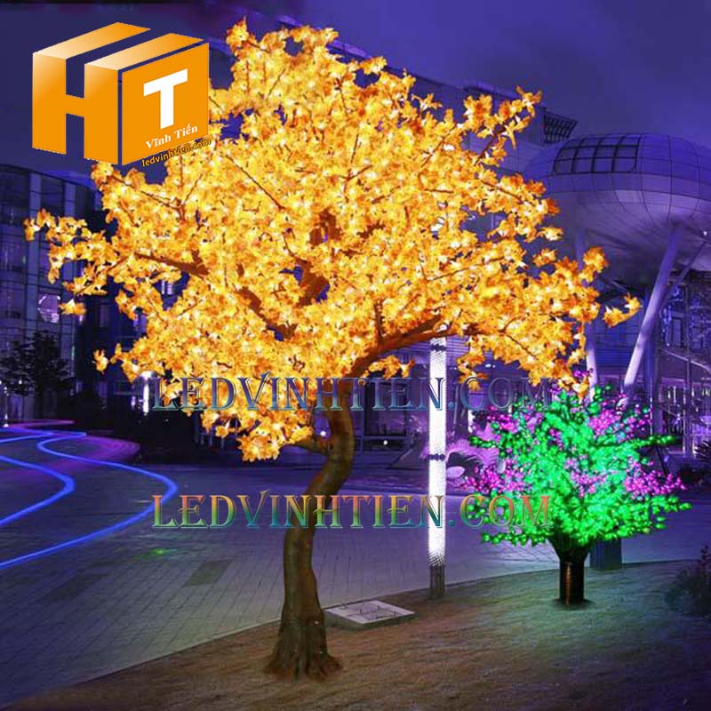 Cây hoa đào đèn led