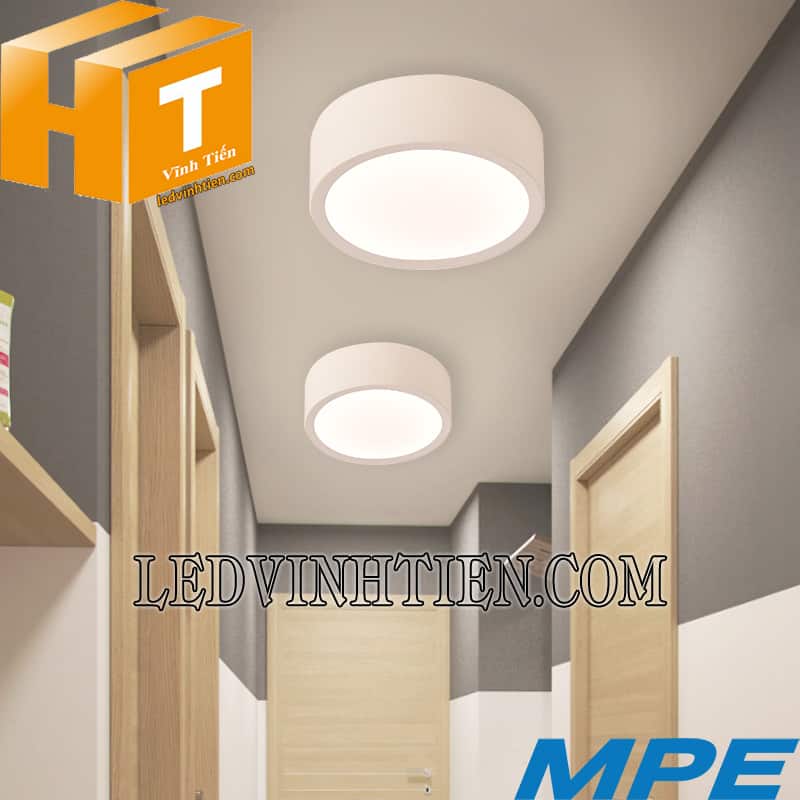 Đèn led panel ốp trần nổi 3 màu 12w loai tốt