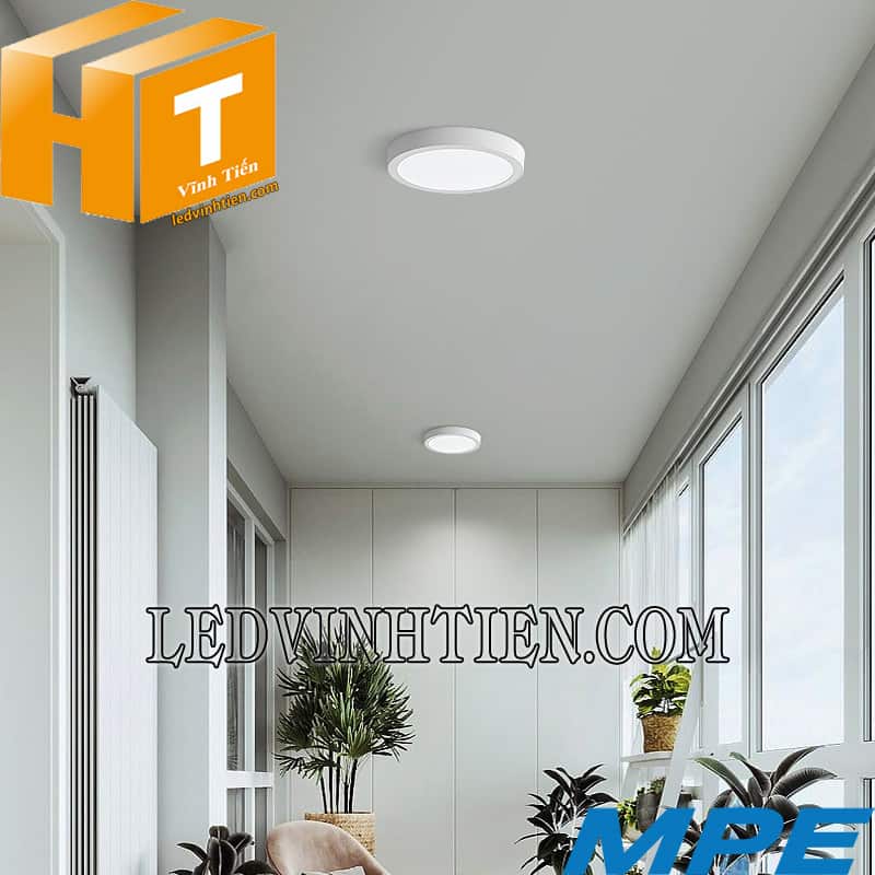 Đèn led panel ốp trần nổi 3 màu 12w chất lượng, siêu sáng