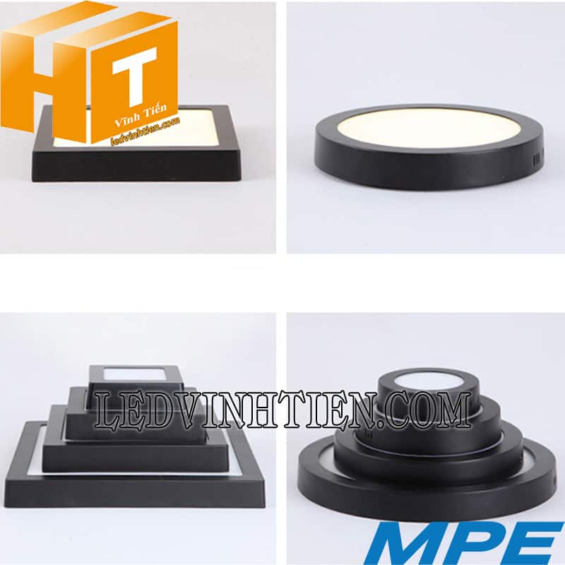 Đèn Led Panel Ốp Trần Nổi Vuông Viền Đen 24W SSPLB-24W giá rẻ