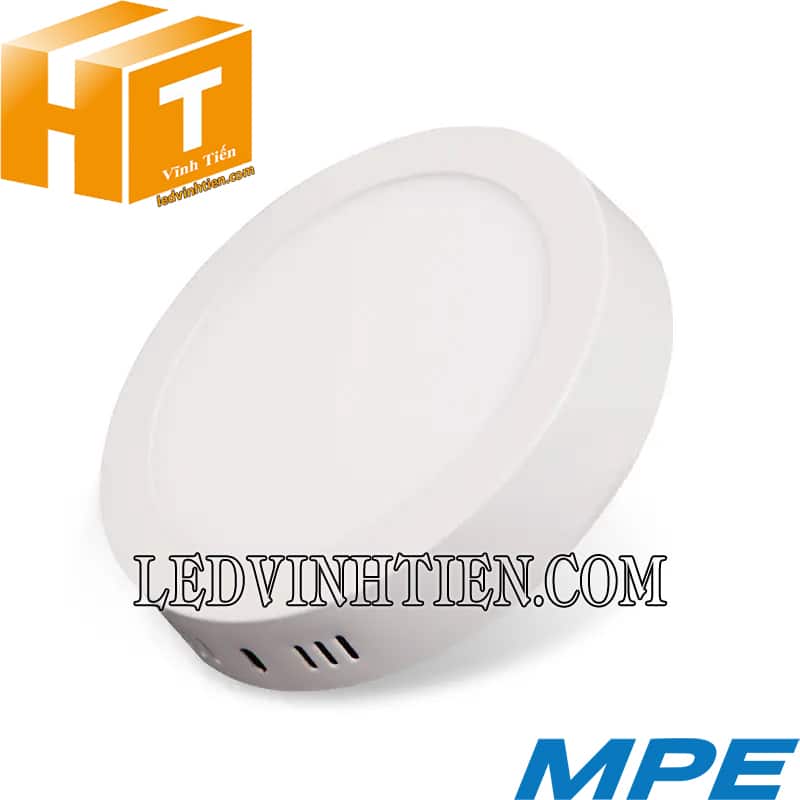 Đèn led panel ốp trần nổi tròn 3 màu 6w