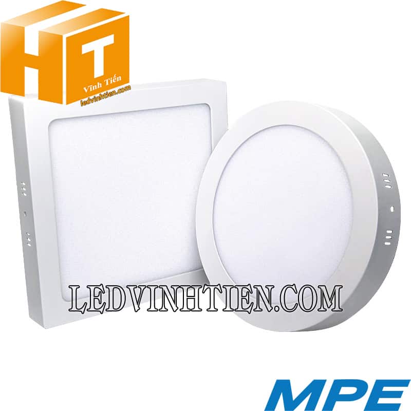 Đèn led panel ốp trần nổi tròn 3 màu 6w giá rẻ