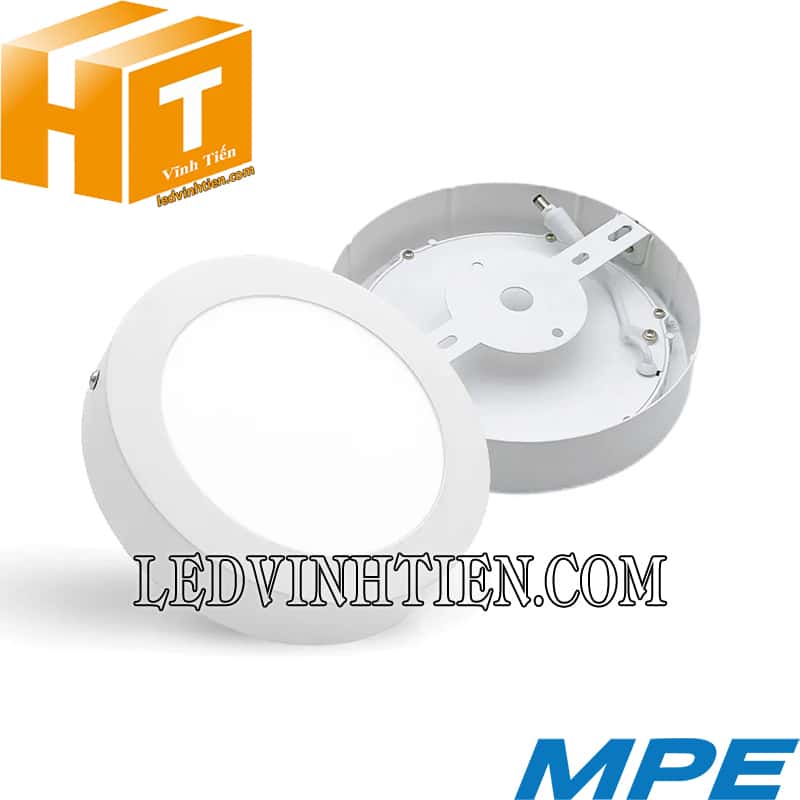 Đèn led panel ốp trần nổi tròn 3 màu 6w loại tốt