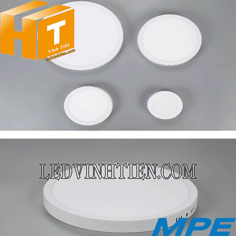 Đèn led panel ốp trần tròn nổi dimmer 12W  giá rẻ