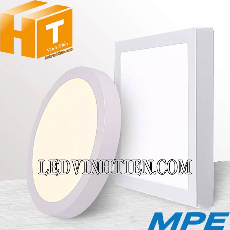 Đèn Led Panel Vuông Nổi Dimmer 18W trắng, vàng giá rẻ