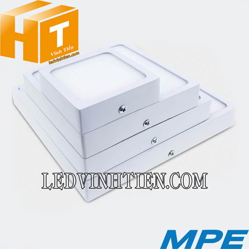 Đèn Led Panel Vuông Nổi Dimmer 24W ánh sáng trắng, vàng giá rẻ