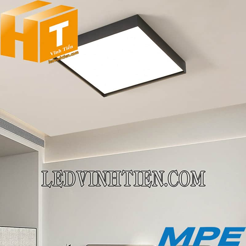 Đèn led ốp nổi vuông 3 chế độ màu tràn viền 16W giá rẻ