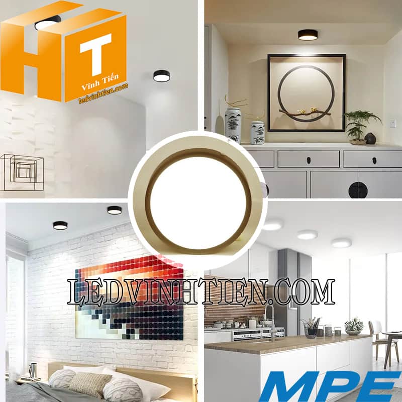 Đèn led ốp trần tràn viền 3 chế độ màu 24W loại tốt