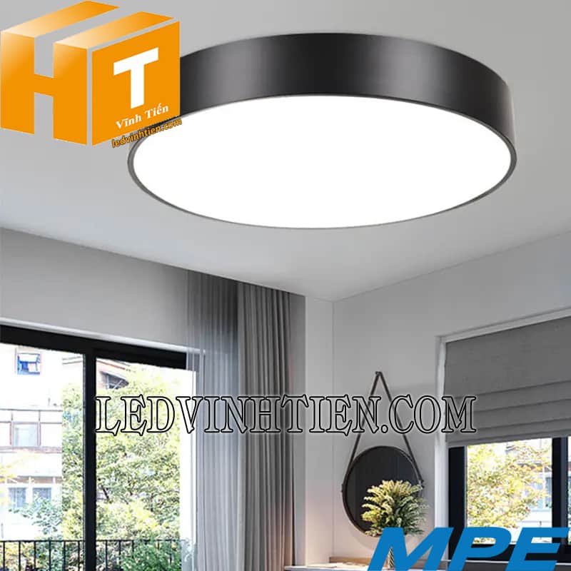Đèn led downlight nổi tràn viền 3 chế độ màu 24W