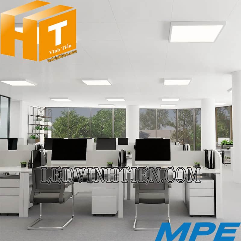 Đèn led ốp nổi vuông 3 chế độ màu tràn viền 48W giá rẻ