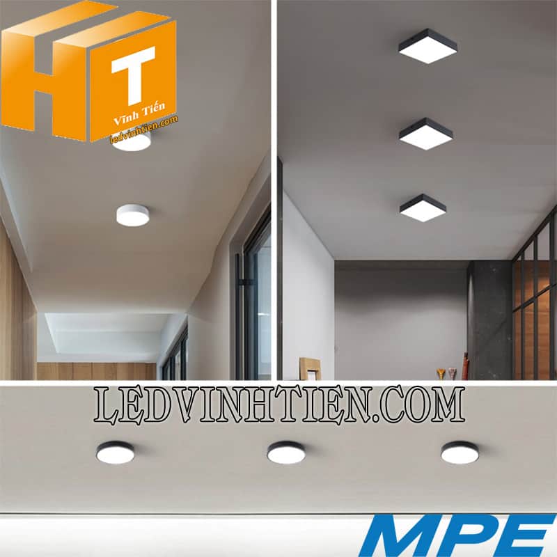 Đèn led ốp nổi vuông 3 chế độ màu tràn viền 48W loại tốt