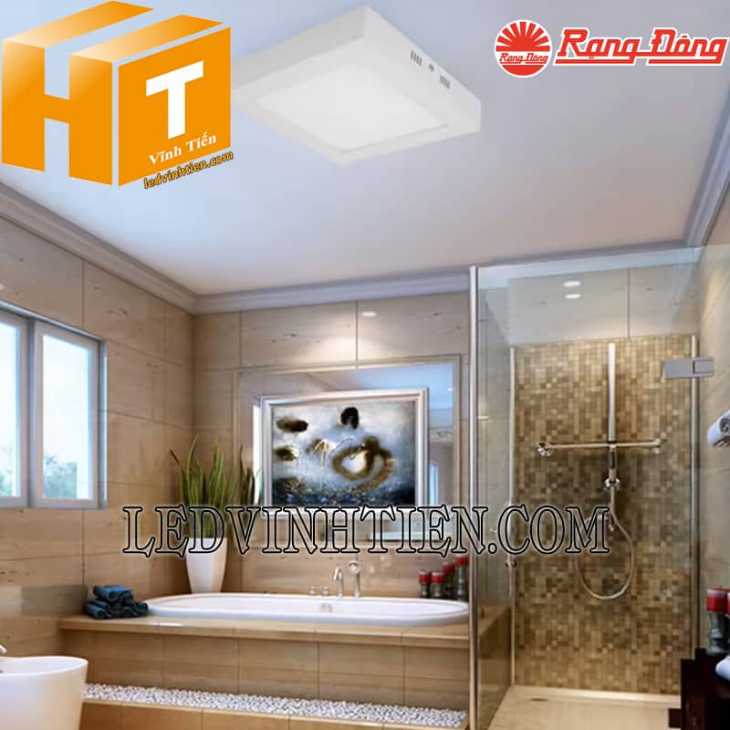 Đèn led ốp trần vuông đế nhôm LN08 170x170/15W siêu sáng