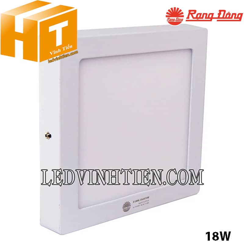 Đèn led ốp trần vuông 230x230/18w ln08 Rạng Đông chiết khấu cao tại Vĩnh Tiến
