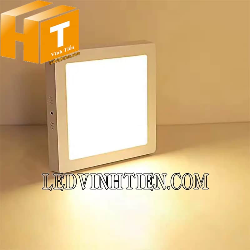 Đèn led ốp trần vuông LN10 220x220/18W Rạng Đông loại tốt, ánh sáng vàng