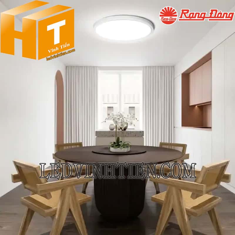 Đèn led ốp nổi tròn 22W LN09 220/22W Rạng Đông siêu sáng