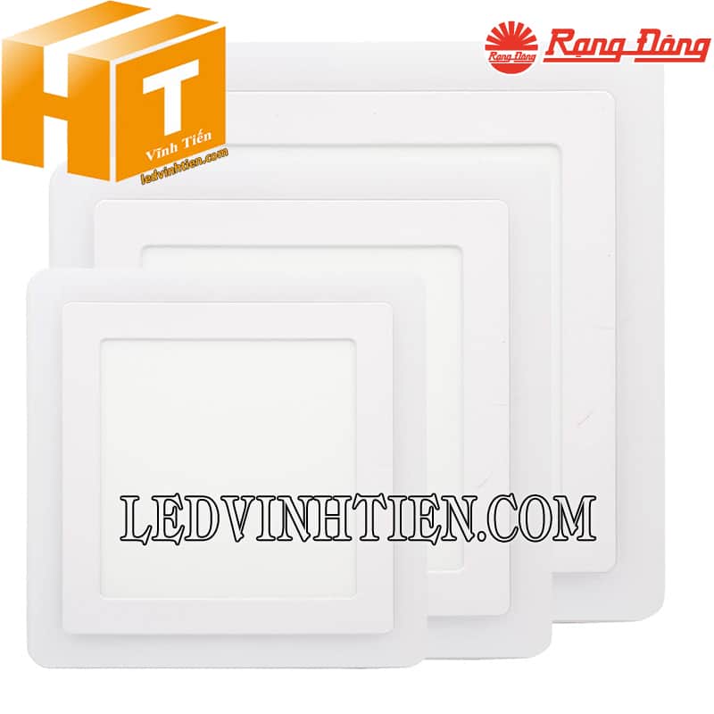 Đèn ốp nổi vuông 3 màu 24W D LN24L ĐM Rạng Đông