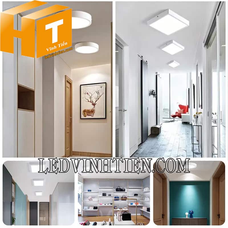 Đèn led ốp trần vuông 300x300/24w ln08 Rạng Đông siêu sáng