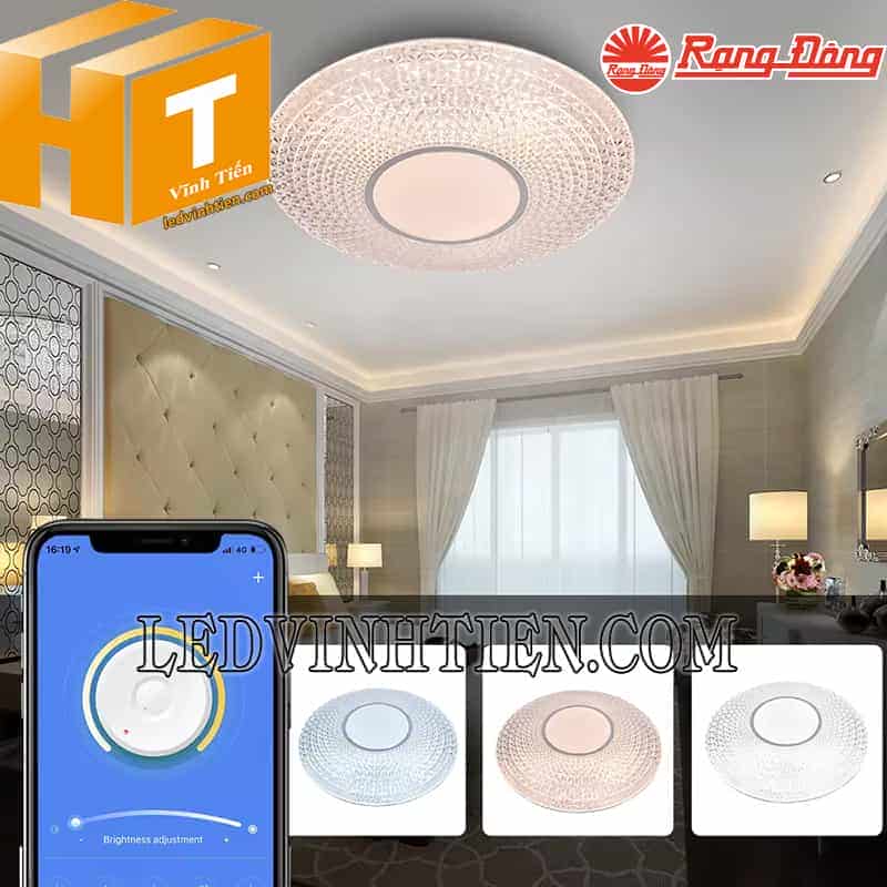 Đèn LED ốp trần 500/40W Bluetooth Rạng Đông