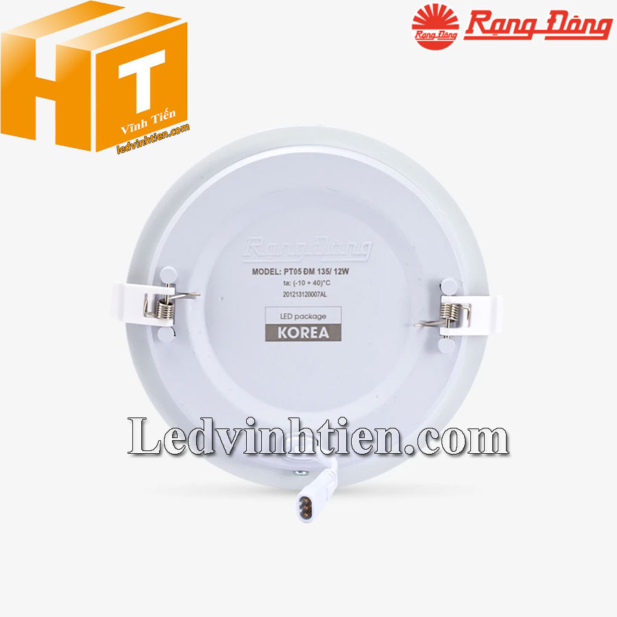 Đèn led panel tròn đổi màu 135/12W Rạng Đông