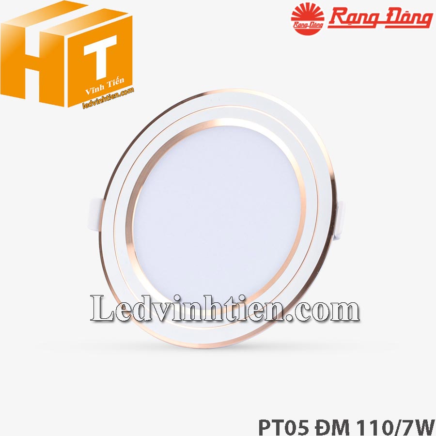 Đèn led panel tròn đổi màu 110/7W